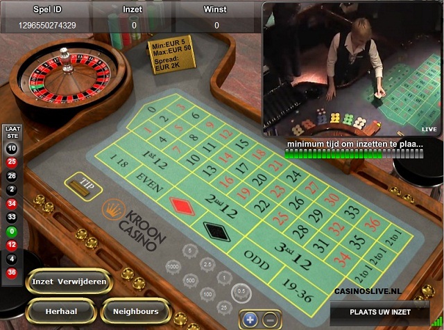 live roulette kroon casino